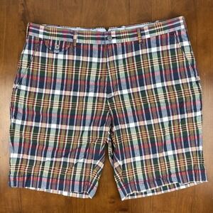 vintage 90s POLO RALPH LAUREN shorts authentic indian madras plaid cotton 38